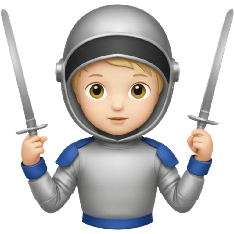 fencer baby emoji