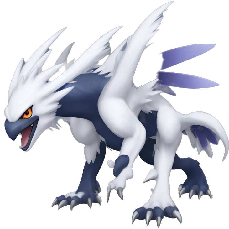Edgy Cool Nargacuga-Absol-Pokémon Full Body Detailed High Quality emoji