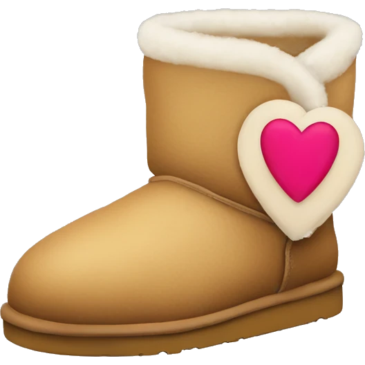 uggs with heart emoji