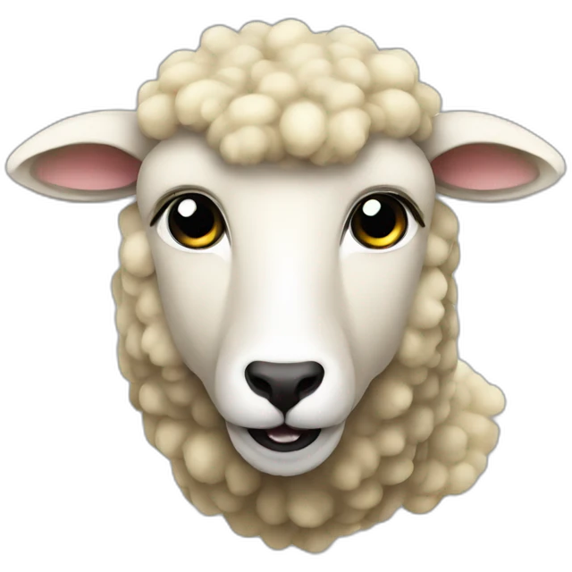 hydrid sheep cheetah emoji