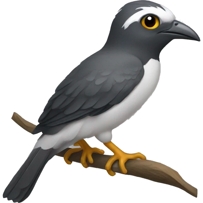 Cagou new caledonia bird emoji