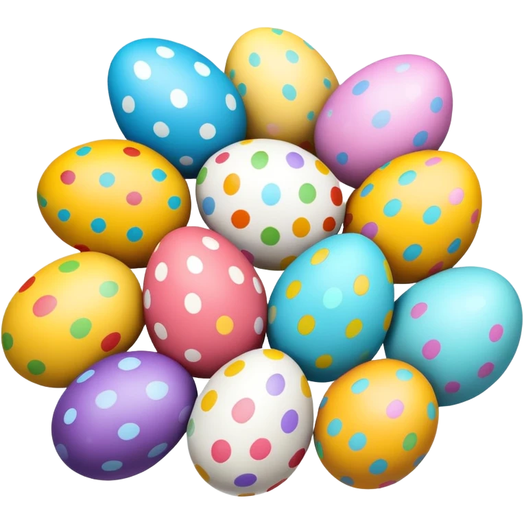 Easter eggs emoji
