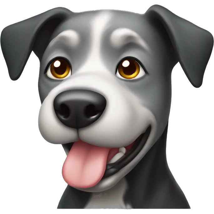 Black dog emoji