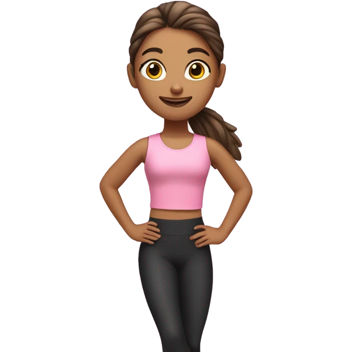 pink pilates princess emoji