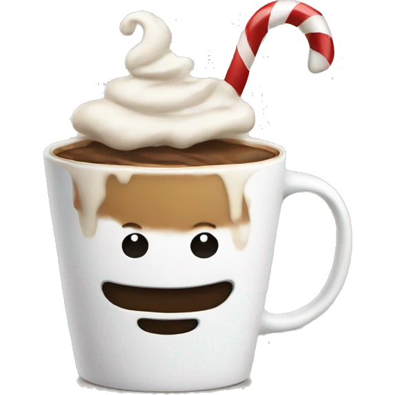 Christmas coffee cup emoji