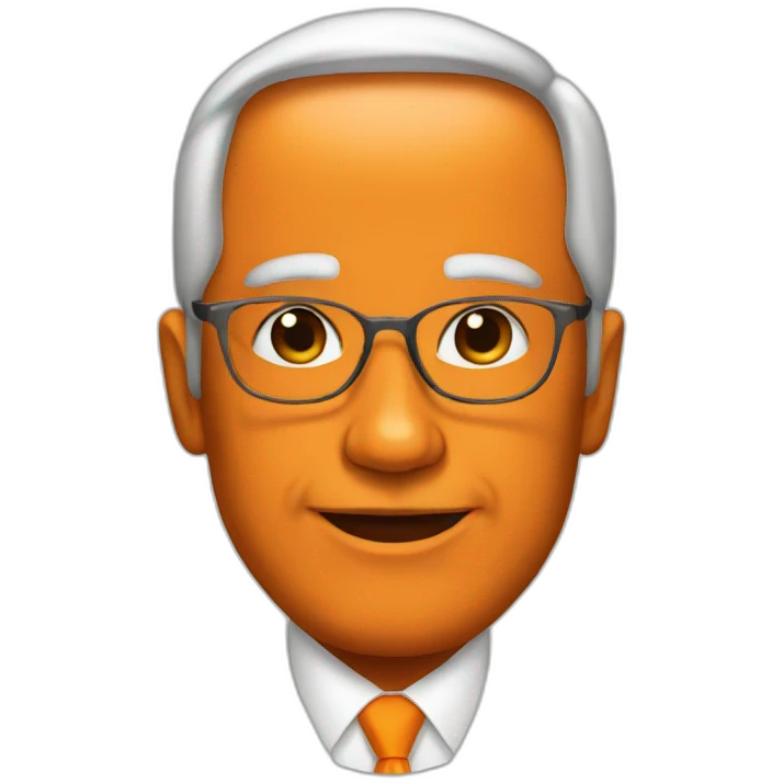 orange president emoji