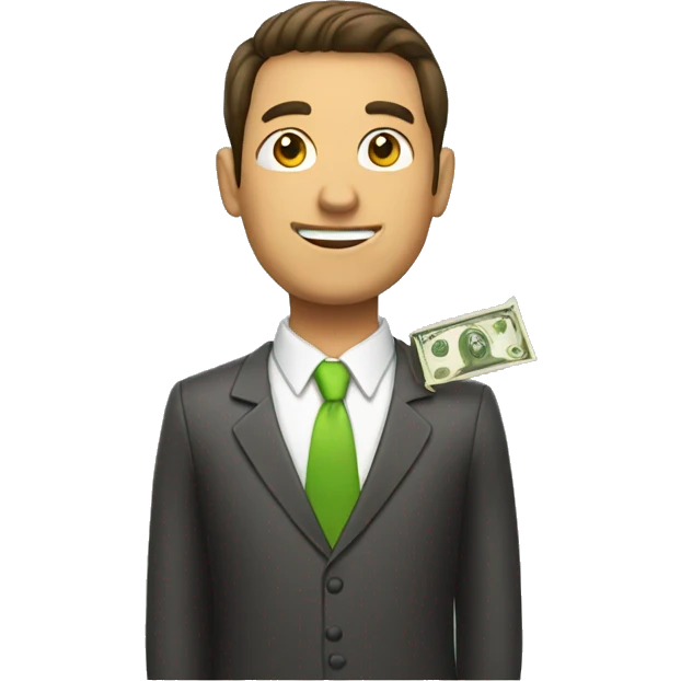 GUY WITH MONEY emoji