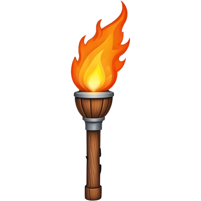 Survivor style torch emoji