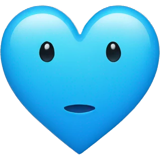 heart blue emoji