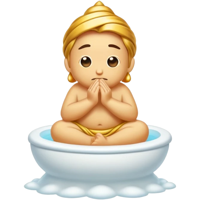 God pooping emoji