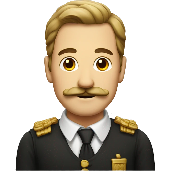 German Man with square mustache emoji