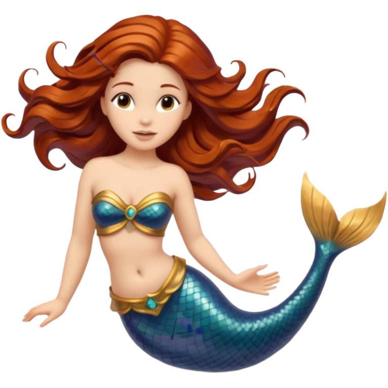 Figure de proue sirène emoji