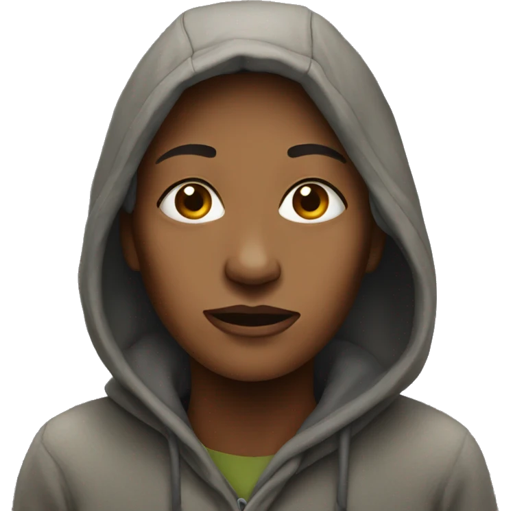homeless woman emoji