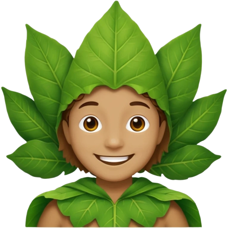 person with a leaaf costum emoji emoji