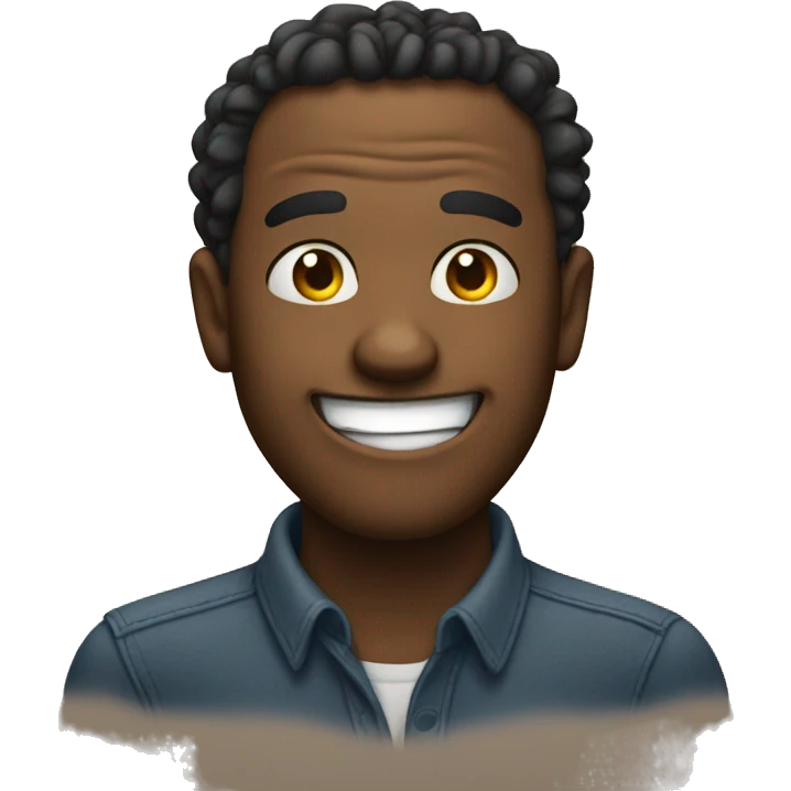 Sarcastic smile emoji