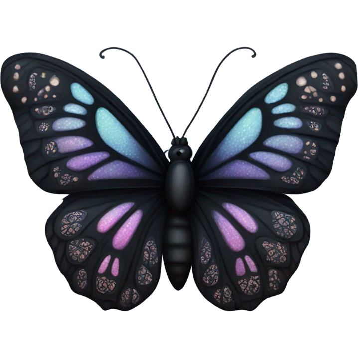 dark butterfly  emoji