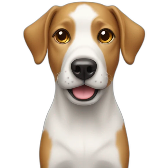 Dog trading in stock market emoji