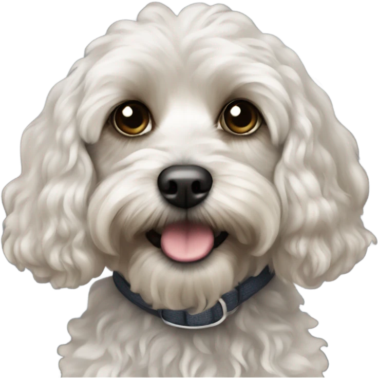 Black Cavapoo  emoji