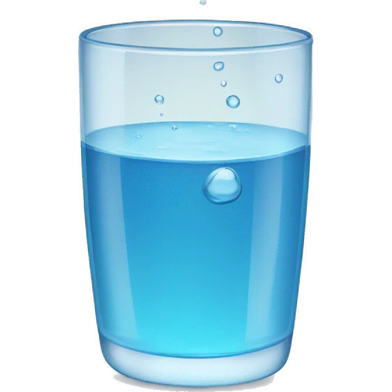 glass of water  emoji