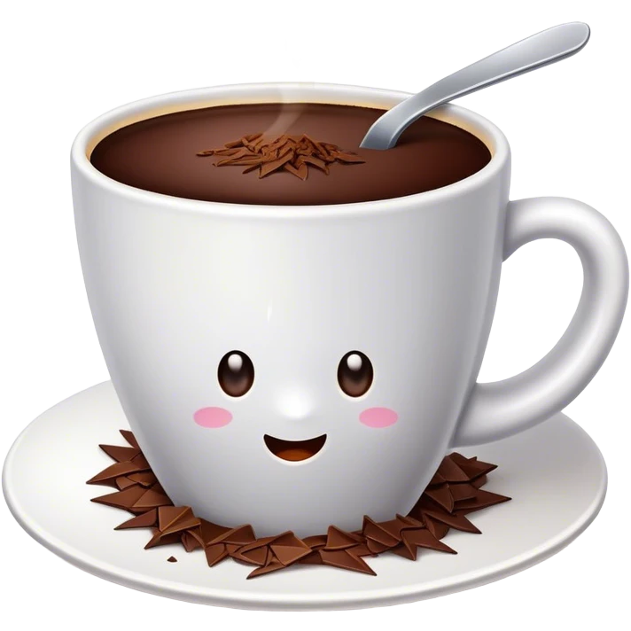 Coffee and chocolate  emoji