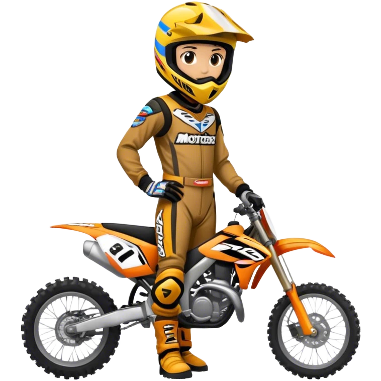 Motocross emoji