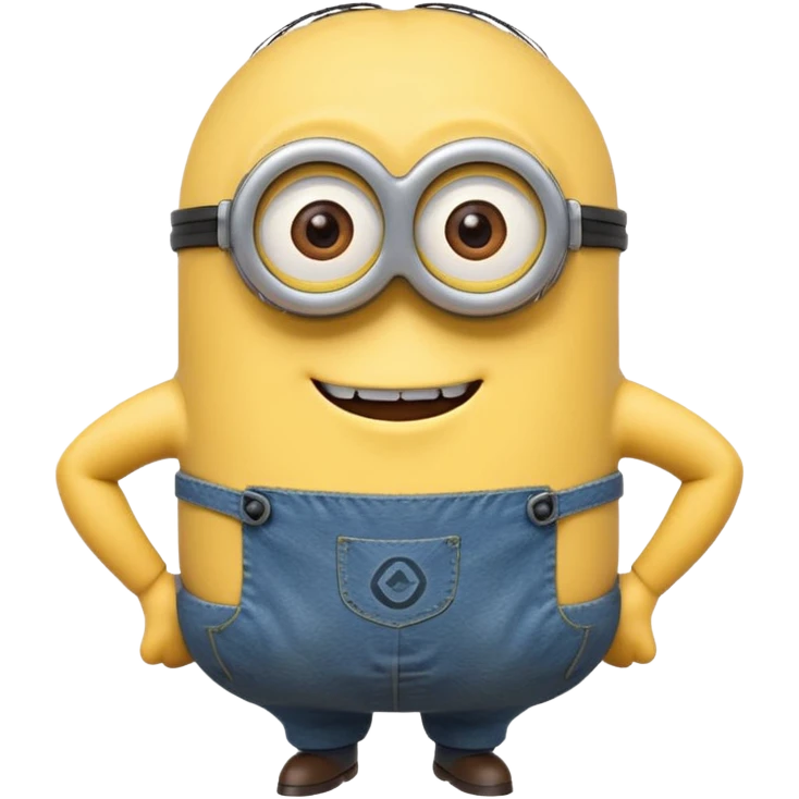 A yellow minion looking over his shoulder, showing his butt cheeks, with his butt crack showing  emoji