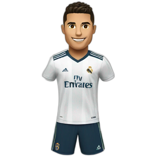 Cristiano Ronaldo Real Madrid emoji