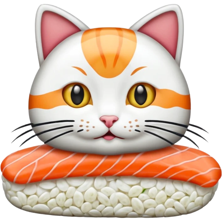 Sushi cat emoji