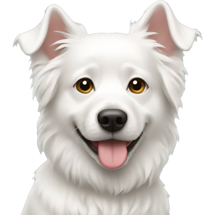 white dog emoji