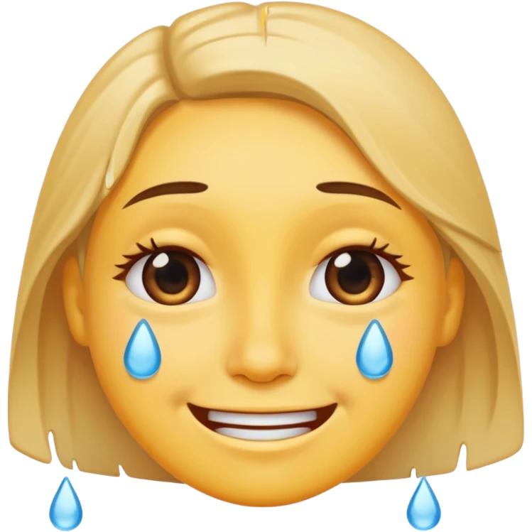 carita sonriente con lagrimas emoji