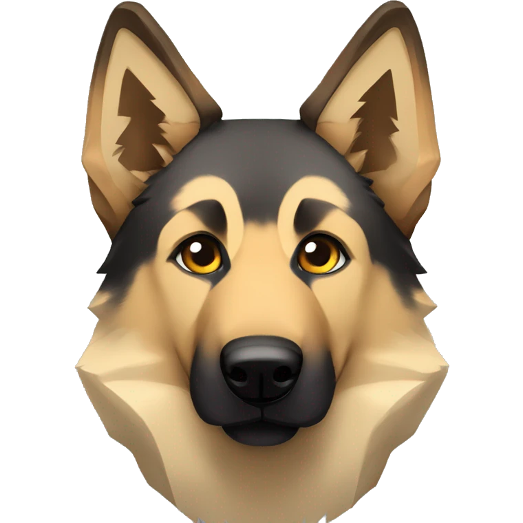 Minecraft wolf tame wolf German shepherd dog Alsatian gsd dog emoji