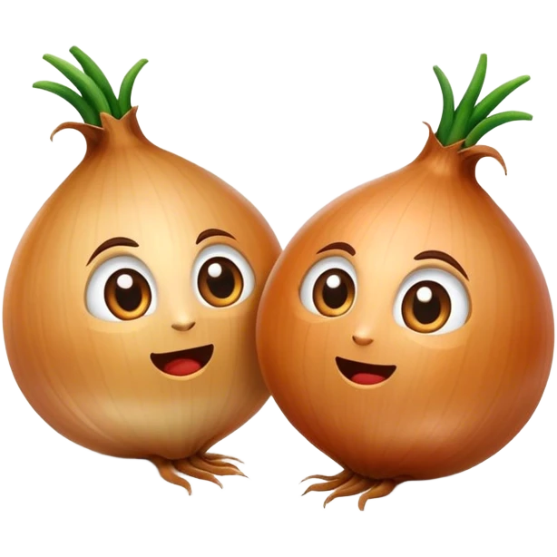 Onions talking to eachother emoji