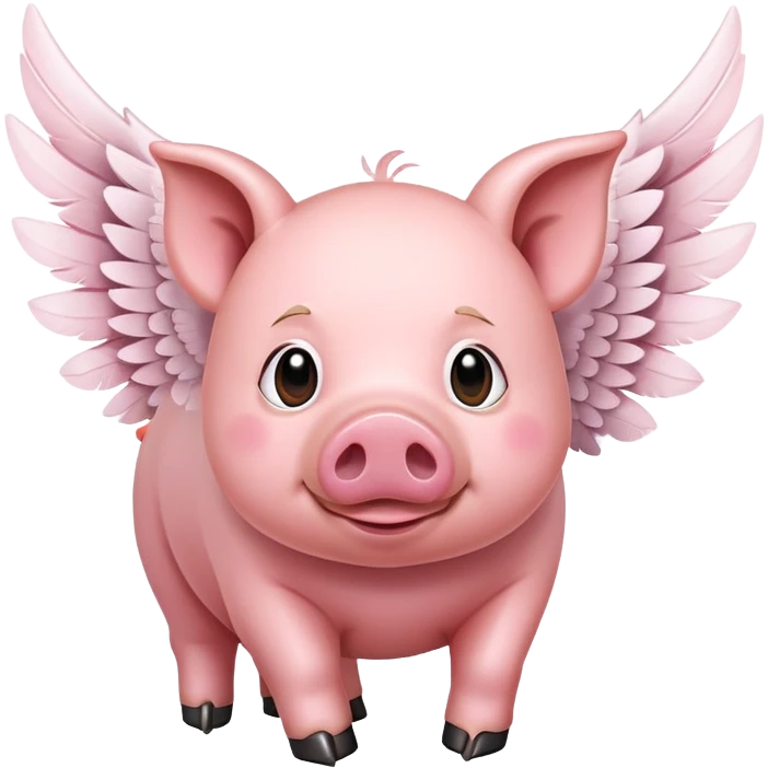 Pig with wings  emoji