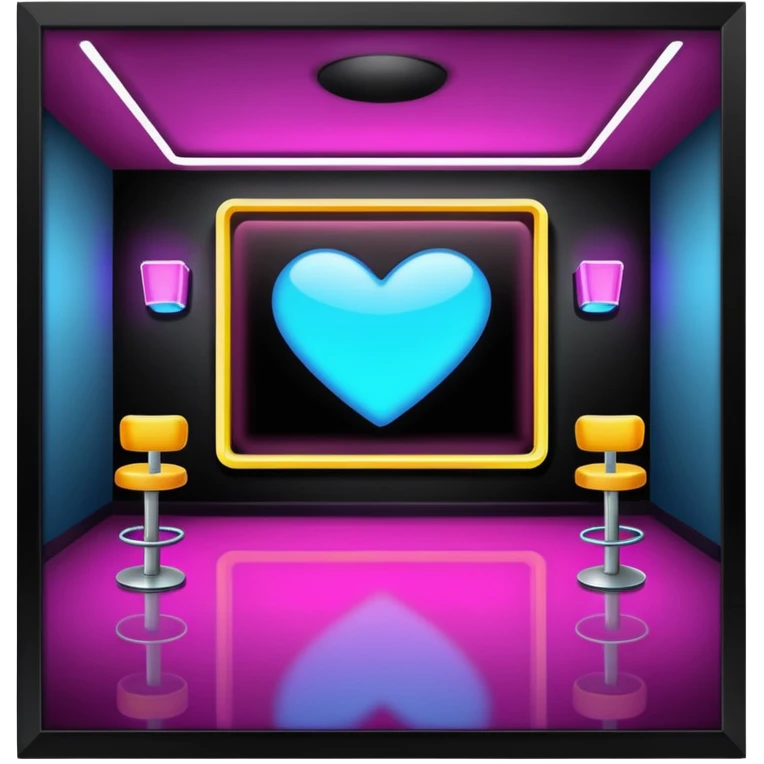 nightclub wtihout people emoji