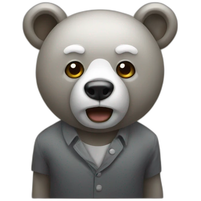 Fraud bear emoji