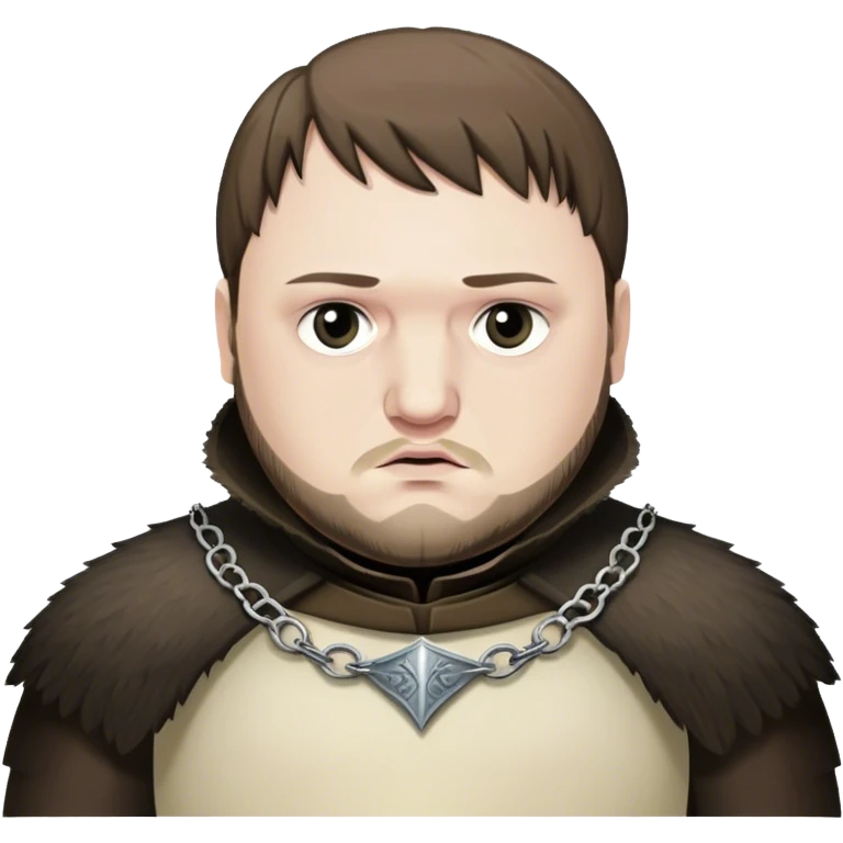 Samwell Tarly from game of thrones emoji