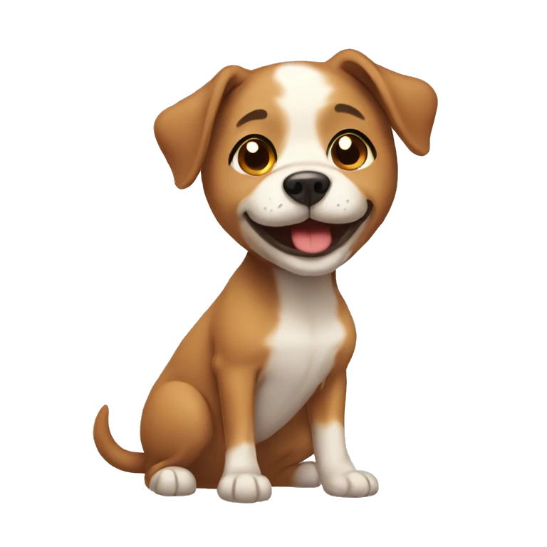 pregnant dog emoji