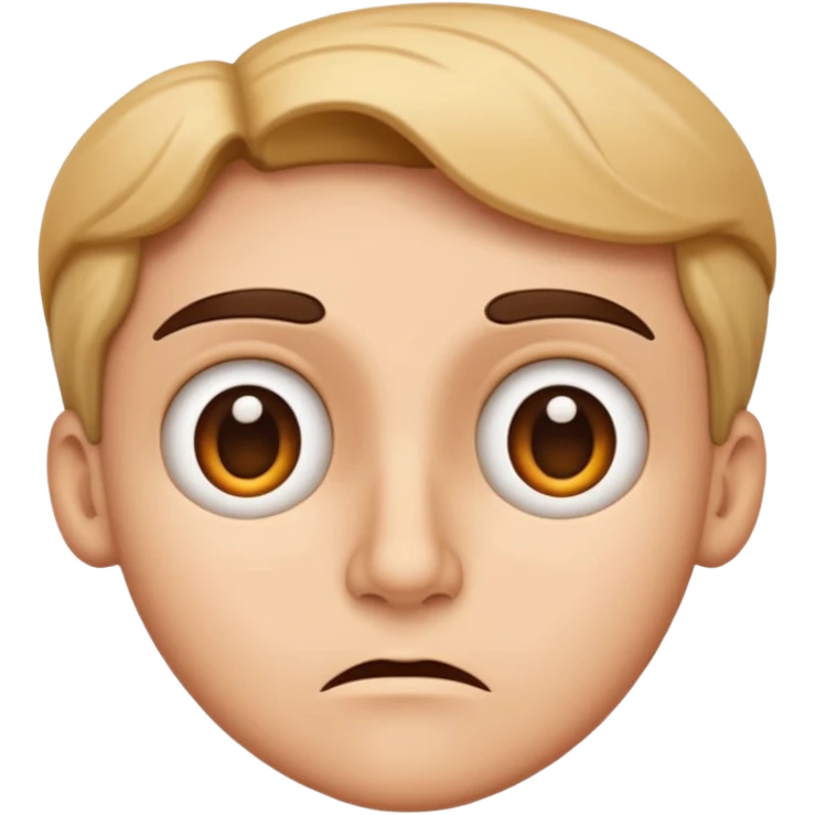 thinking face with furrowed brow and question mark emoji