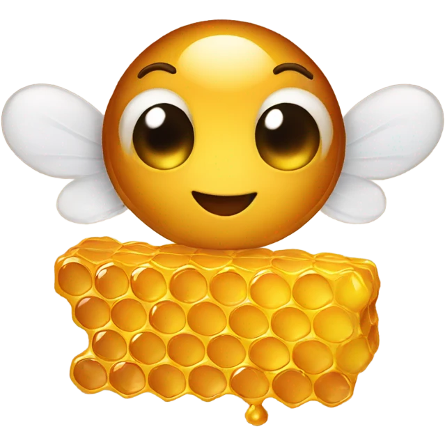 Honey with heart emoji