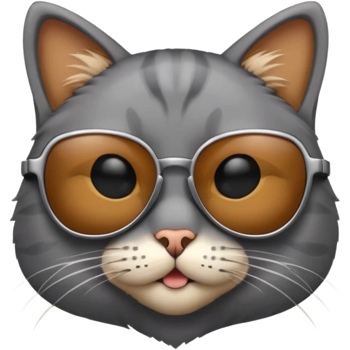 Cat wearing sunglasses emoji