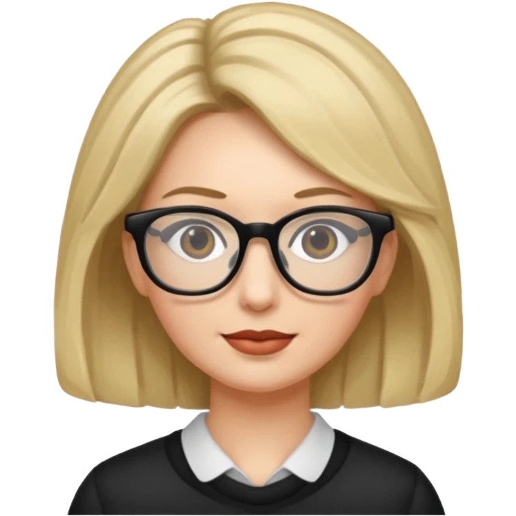 Woman with Karen hair emoji