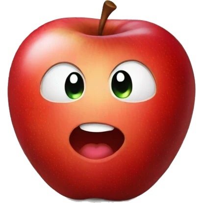red apple emoji