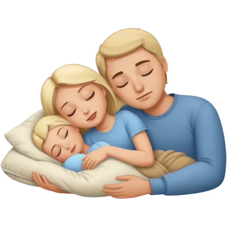 Couple sleep emoji