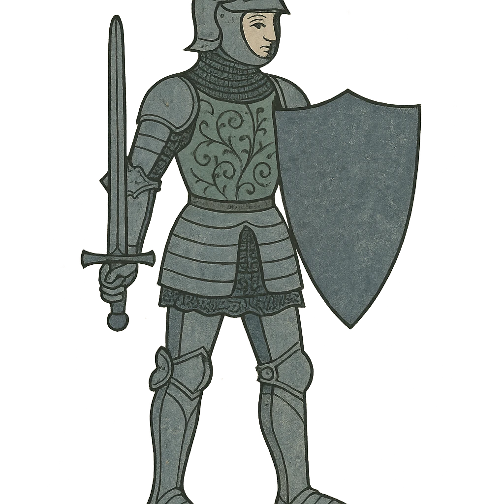 knight in a armor emoji