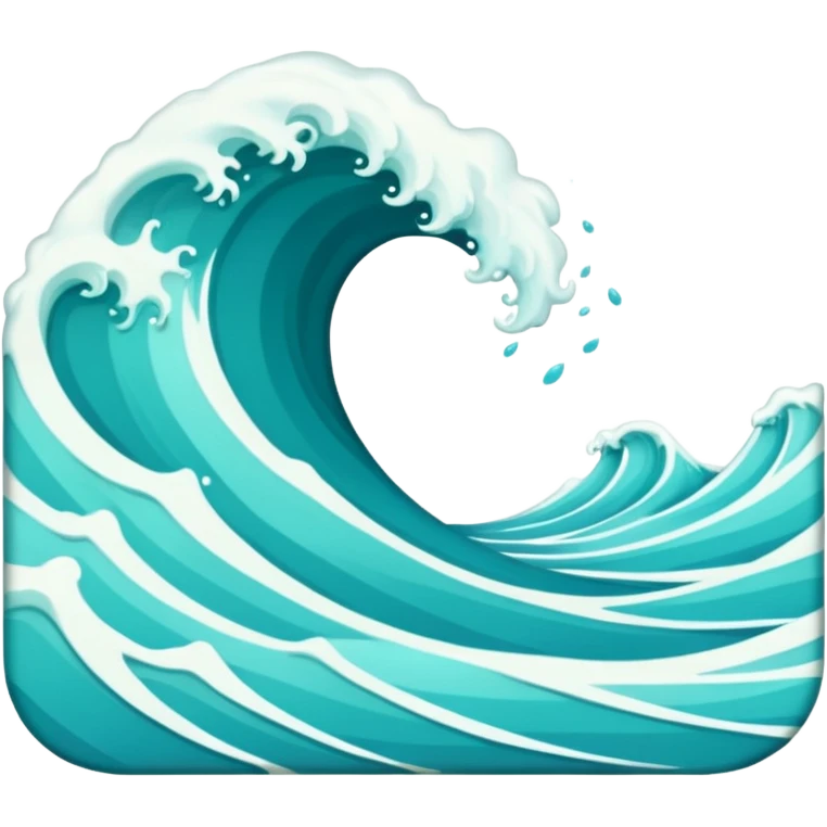 🌊✨ Endless waves, endless peace emoji