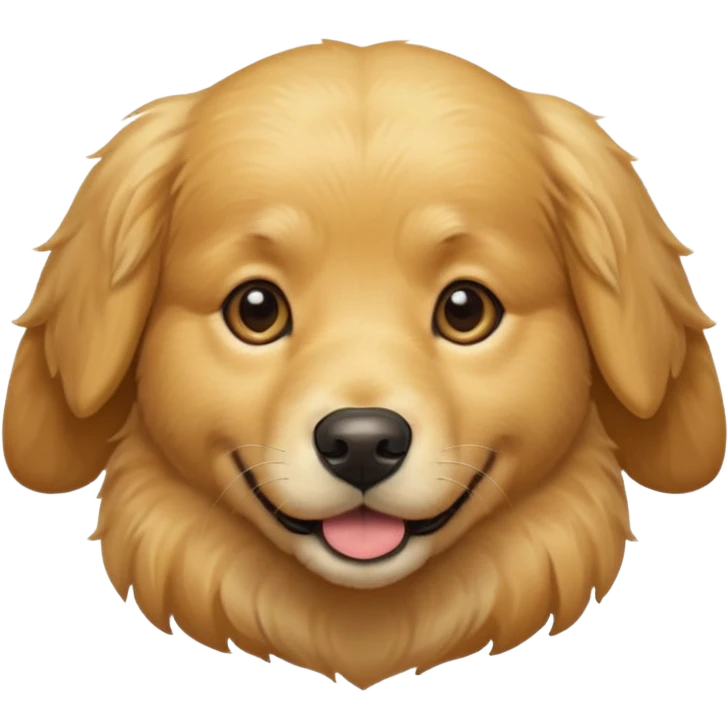 A dog  emoji