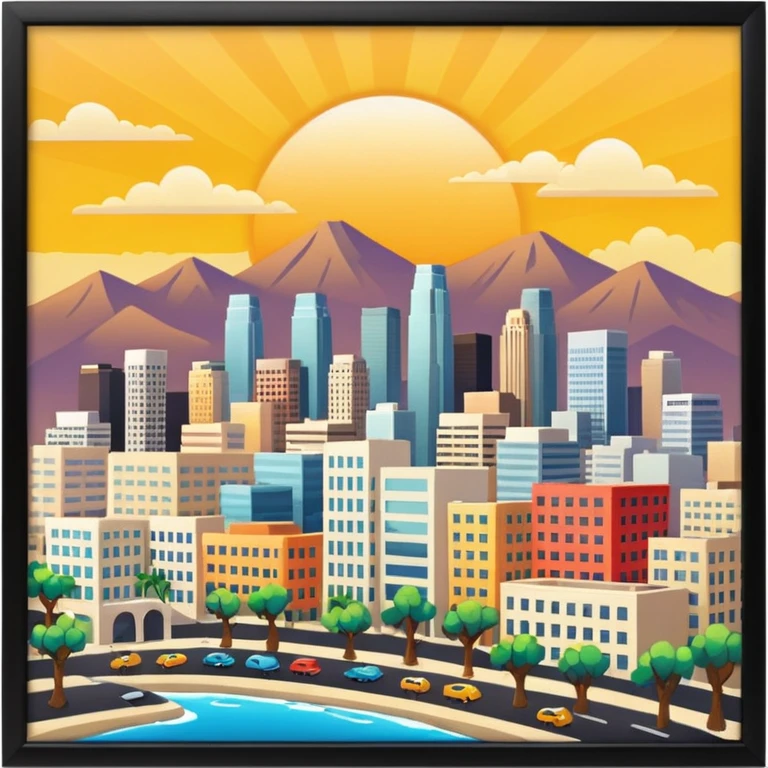 los angeles city emoji