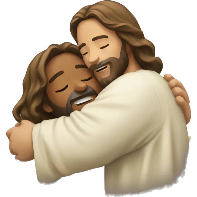 Jesus hug emoji