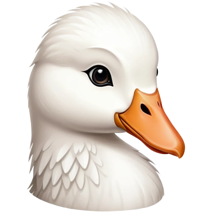 Гусь показывает средний палец emoji