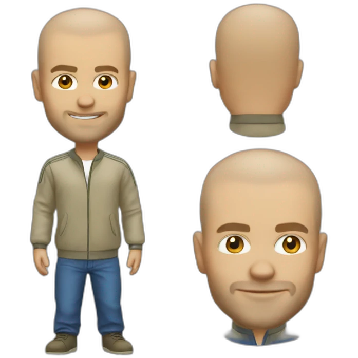 Zidane realistic emoji